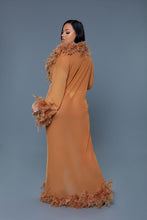 Load image into Gallery viewer, Glamour Boa Feather Trim Robe
