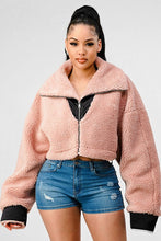 Load image into Gallery viewer, ATHINA OVERSIZED SHERPA WITH CONTRAST JACKET
