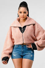 Load image into Gallery viewer, ATHINA OVERSIZED SHERPA WITH CONTRAST JACKET
