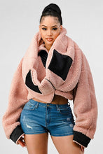 Load image into Gallery viewer, ATHINA OVERSIZED SHERPA WITH CONTRAST JACKET
