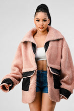 Load image into Gallery viewer, ATHINA OVERSIZED SHERPA WITH CONTRAST JACKET
