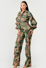 Load image into Gallery viewer, Ruffle Sleeve Jumpsuit -Restocking
