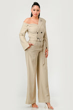 Load image into Gallery viewer, Savannah Elegance Trench Jumpsuit
