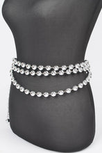 Load image into Gallery viewer, Layered Metallic CCB Beads Iconic Chain Belt
