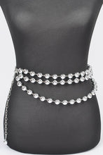 Load image into Gallery viewer, Layered Metallic CCB Beads Iconic Chain Belt
